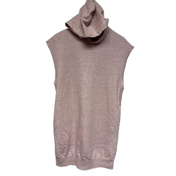 AG Adriano Goldschmied Hoodie Sweatshirt Sleeveless Mauve Pink Women's Small - Picture 5 of 11
